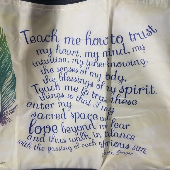 Feather Market Grocery Tote Bag - Picture 3 of 7